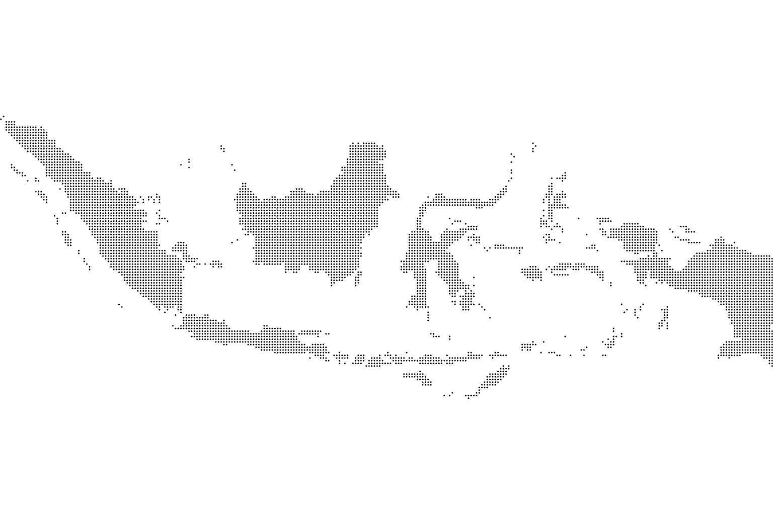 Indonesia map showing DSG office locations